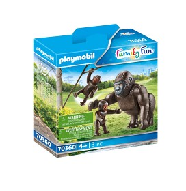 Bilde av Playmobil Zoo - Gorilla med ungar 70360