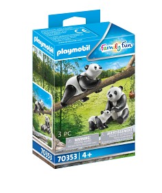 Bilde av Playmobil Family Fun 70353 To pandaer med unger