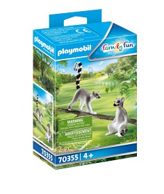 Bilde av Playmobil Family Fun 70355 To ringhalelemurer