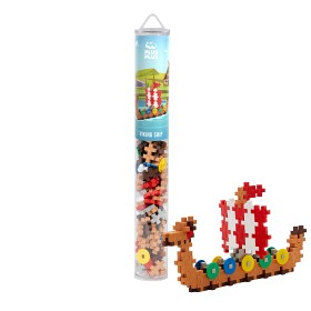Bilde av Plus-Plus Tube Vikingaskepp 100-bitar