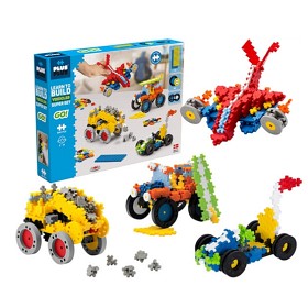 Bilde av Plus-Plus Go! Learn to Build Fordonset 800 delar