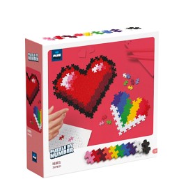 Bilde av Plus Plus Puzzle By Number Hjerter (250-bit)