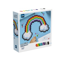 Bilde av Plus Plus Puzzle By Number Rainbow (500-bit)