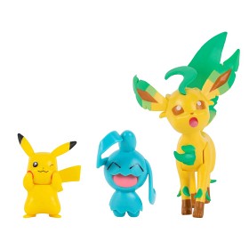 Bilde av Pokémon Battle Figur 3-pack Pikachu, Wyanaut, Leafe