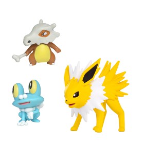 Bilde av Pokémon battle figure 3-pack (Froakie 5cm, Cubone 5cm, Jolteon 8cm)