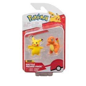 Bilde av Pokémon Battlefigurer 2-pakning (Pikachu & Charmander)