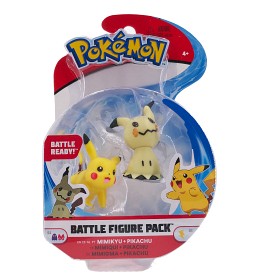 Bilde av Pokémon Battlefigur 2-Pack (Minikyu & Pikachu)
