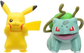 Bilde av Pokémon Battlefigurer 2-pack (Pikachu + Bulbasaur)