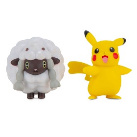 Bilde av Pokémon Battlefigurer 2-Pack (Female Pikachu & Wooloo)