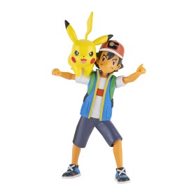 Bilde av Pokémon Kampfigurer 2-pakning (Ash & Pikachu)