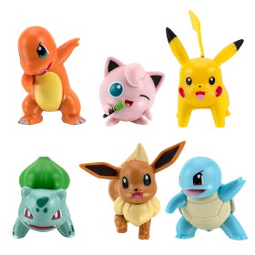 Bilde av Pokémon Kampfigurer 6-pakning