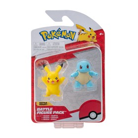 Bilde av Pokémon Kampfigurer 2-pakning (Pikachu & Squirtle)