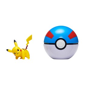 Bilde av Pokemon Clip 'N Go (Pikachu + Greatboll)