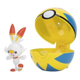 Bilde av Pokémon Clip N Go Scorbunny & Quick Ball