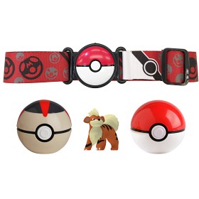 Bilde av Pokémon Clip N Go set (Timer Ball, Poke Ball & Growlithe)