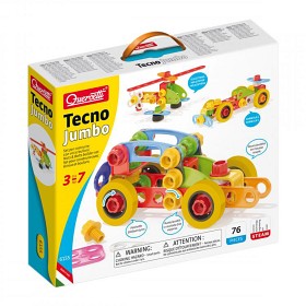 Bilde av Quercetti Tecno Jumbo 76 st (bygg dina fordon)