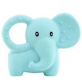 Bilde av Rätt Start Bitleksak Naturgummi Elefant (Blå)