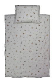 Bilde av Rätt Start Elsa Beskow Tomtebobarnen Påslakanset 150x210 cm (Beige)