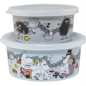 Bilde av Rätt Start Mumin Picknick Stinky Snackbox 2-p