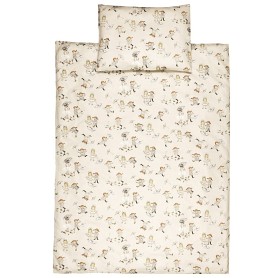 Bilde av Rätt Start Pippi Långstrump Cirkus Sengetøysett 150x210 cm (Beige)