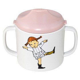 Bilde av Rätt Start Pippi Langstrømpe Cirkus Drikkekrus (Rosa)
