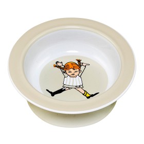 Bilde av Rätt Start Pippi Langstrømpe Cirkus Sugekoppstallerken (Beige)