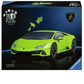 Bilde av Ravensburger 3D puslespill Iconic Lamborghini Huracán EVO-Verde 108-bitar