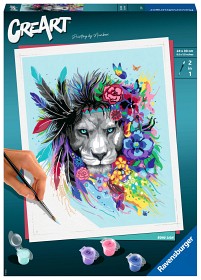 Bilde av Ravensburger CreArt Boho Lion