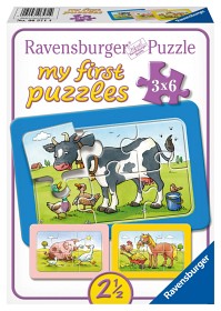 Bilde av Ravensburger - Djurvänner 3x6p