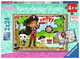 Bilde av Ravensburger Gabby's Dollhouse Puslespill (2x24-brikker)