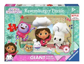 Bilde av Ravensburger Gabby's Dollhouse Stort gulvpuslespill (24-brikker)