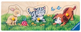 Bilde av Ravensburger Knoppussel Söta djur 3-bitar