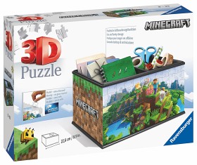 Bilde av Ravensburger Minecraft 3D puslespill Oppbevaringsboks (108-brikker)
