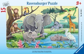 Bilde av Ravensburger Pussel Afrikas djur (15-bitar)