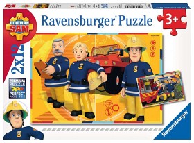 Bilde av Ravensburger Puslespill Brandman Sam 2x12-bitar