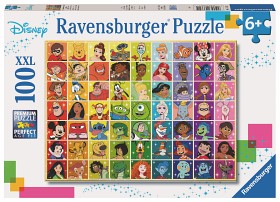 Bilde av Ravensburger Puslespill Disney Multi Character (100-brikker)