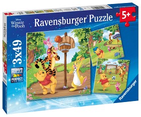 Bilde av Ravensburger Pussel Disney Nalle Puh (3x49-bitar)