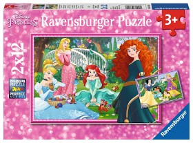 Bilde av Ravensburger Pussel Disney Princess I trädgården 2x12-bitar