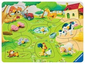 Bilde av Ravensburger Pussel Djuren på gården 9-bitar