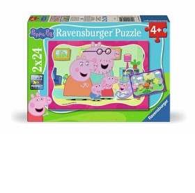 Bilde av Ravensburger Pussel Greta Gris puslespill 2x24-brikker