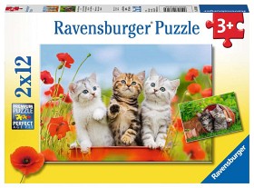 Bilde av Ravensburger Pussel Kattungar 2x12-bitar