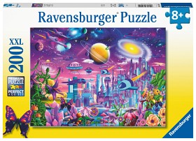 Bilde av Ravensburger Puslespill Kosmisk by 200-bit