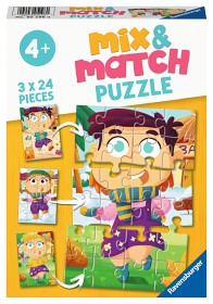 Bilde av Ravensburger Puslespill Mix & Match Sesonger (3x24 biter)