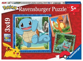 Bilde av Ravensburger Puslespill Pokémon (3x49-bitar)