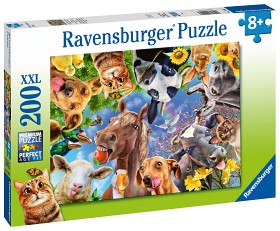 Bilde av Ravensburger Pussel Roliga bondgårdsdjur 200-bitar