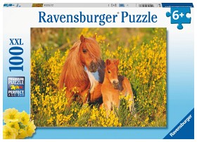 Bilde av Ravensburger Puslespill Shetlandsponni (100-biter) 