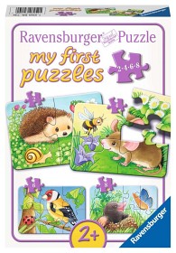 Bilde av Ravensburger Pussel Skogsdjur 2/4/6/8-bitar