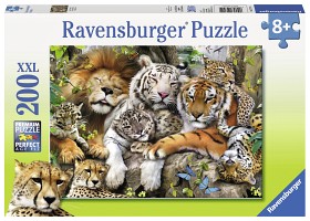 Bilde av Ravensburger Pussel Stora katters vila 200-bitar