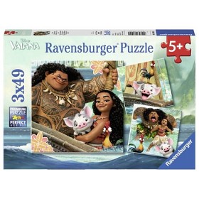 Bilde av Ravensburger - Pussel Vaianas Resa 3x49-bitar