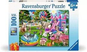 Bilde av Ravensburger Tiara Birthday Party puslespill 100-brikker